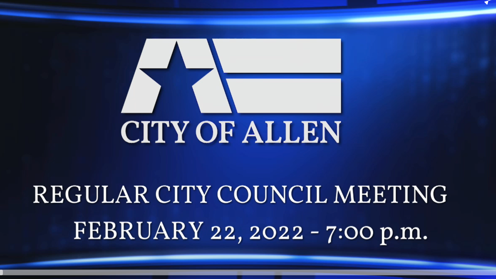 Thumbnail image for City Council Meeting (2.22.2022)