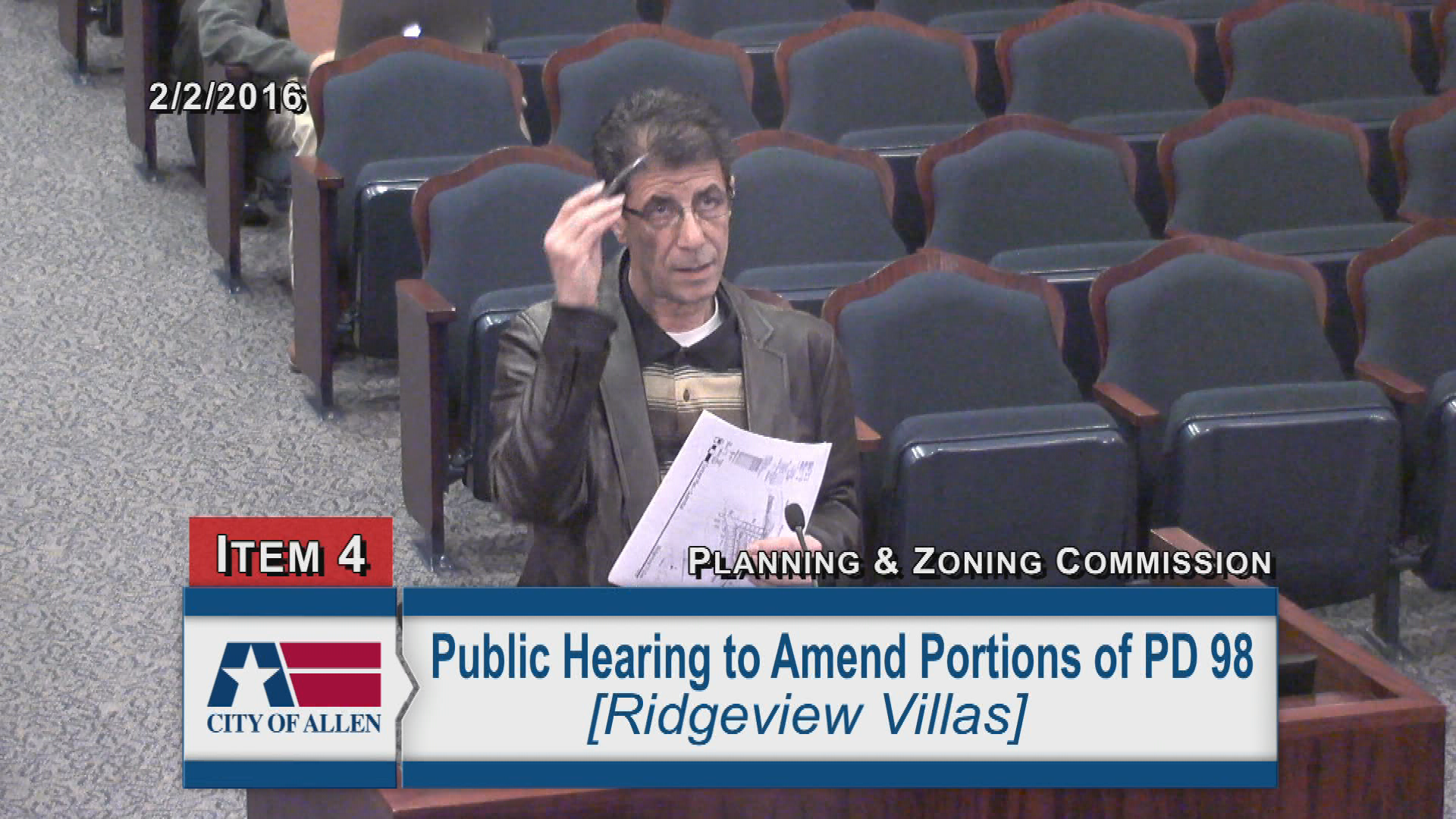 Thumbnail image for Planning and Zoning Meeting (2/2/2015)