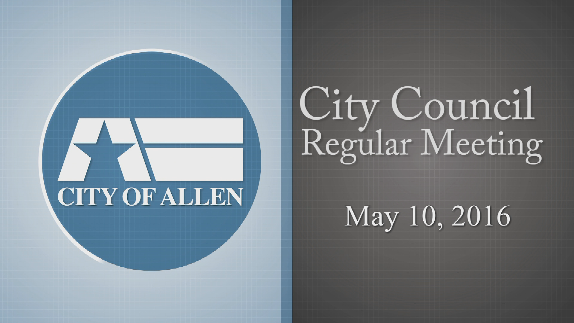 Thumbnail image for City Council Meeting (5.10.16)