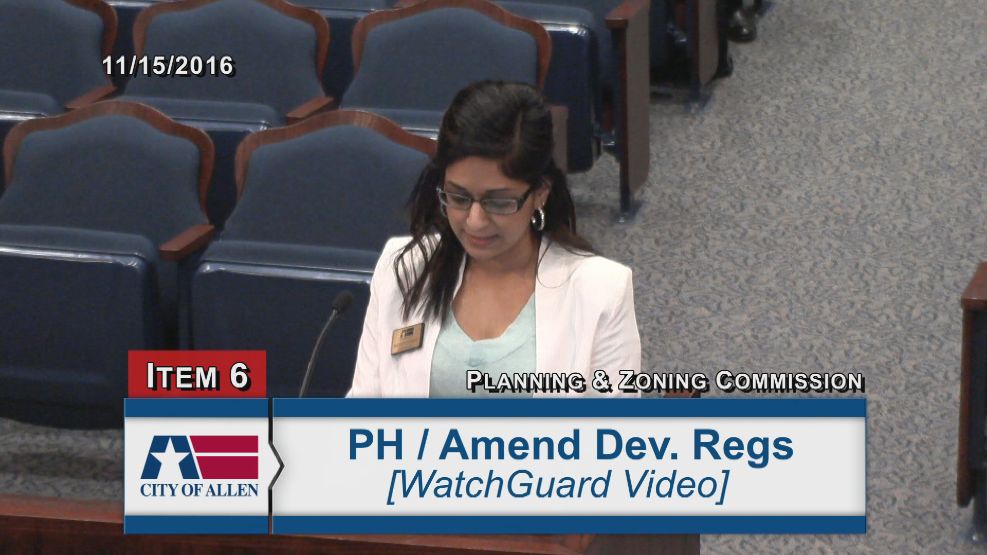 Thumbnail image for Planning and Zoning Commission 11-15-16