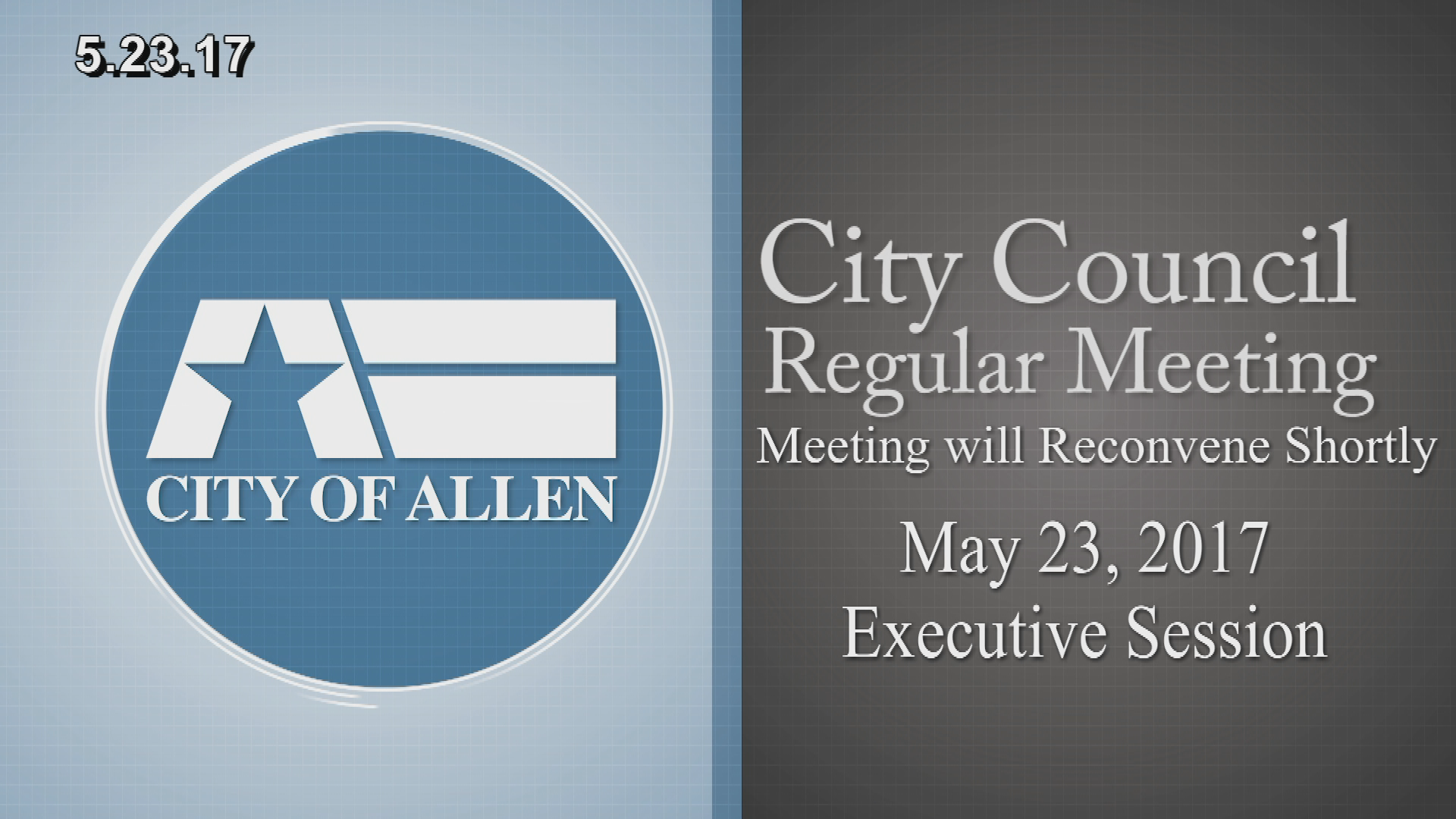 Thumbnail image for City Council Meeting (5-23-17)