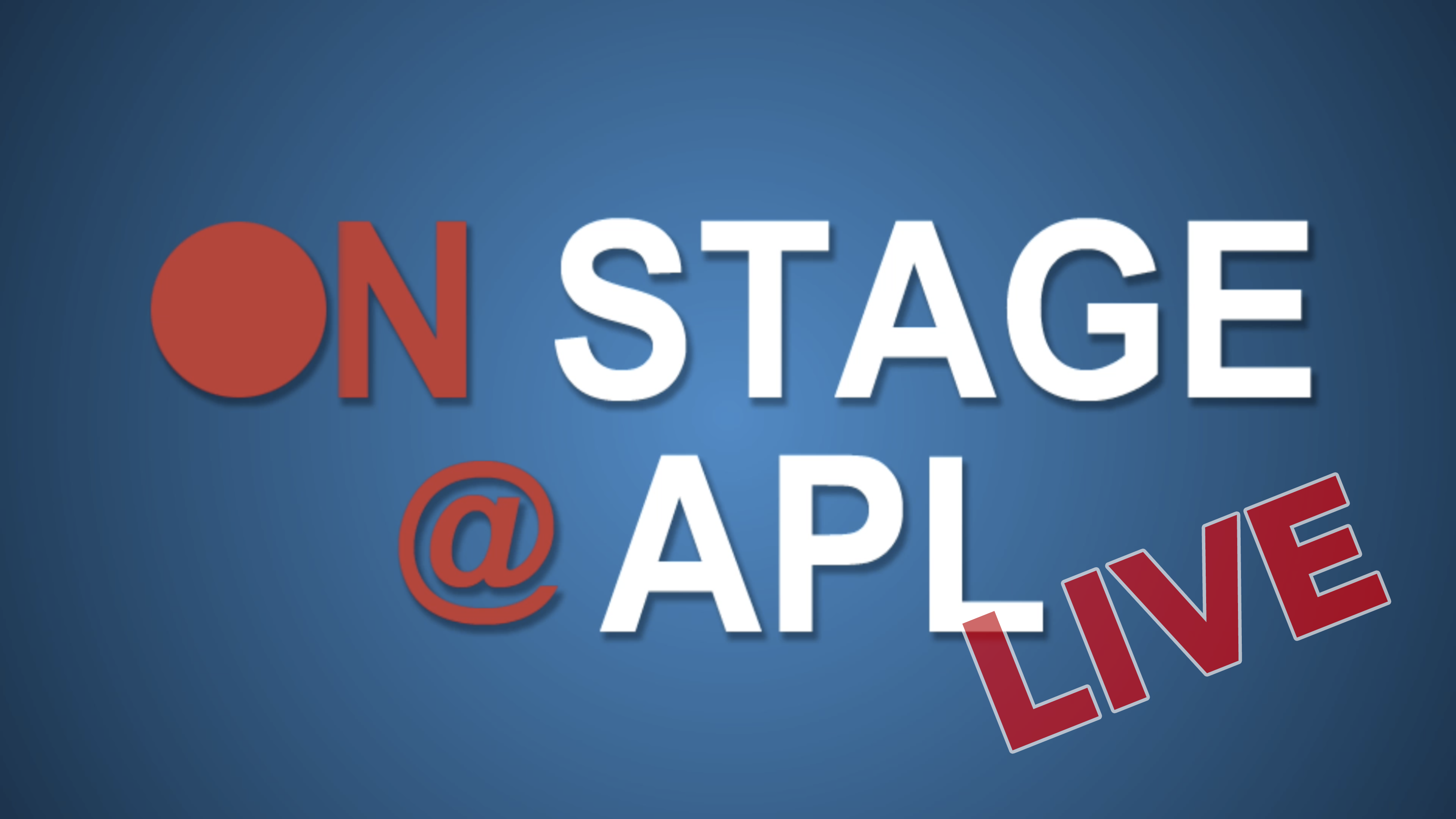 Thumbnail image for Live On Stage @ APL: Coffee with Chief Dye